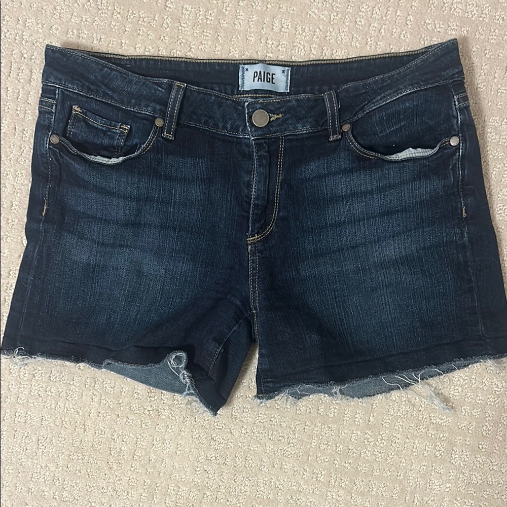 Dark Denim Cutoff Shorts